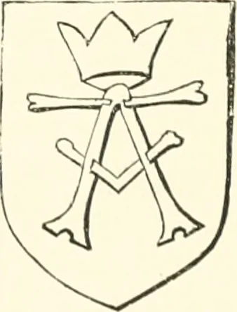 An illustration from The ancient sepulchral effigies and monumental and memorial sculpture of Devon, 1877, leaf 161