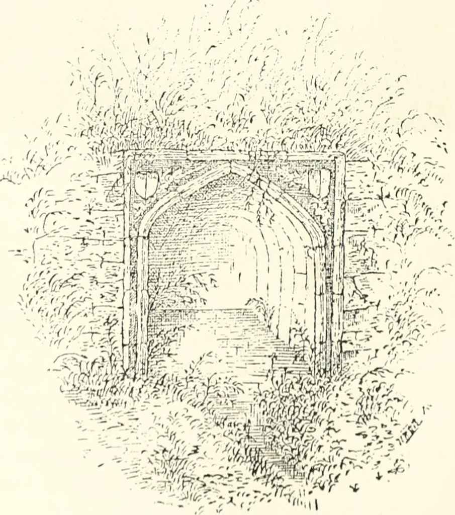 An illustration from The ancient sepulchral effigies and monumental and memorial sculpture of Devon, 1877, leaf 171