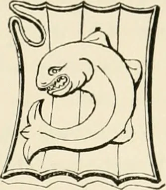 An illustration from The ancient sepulchral effigies and monumental and memorial sculpture of Devon, 1877, leaf 186
