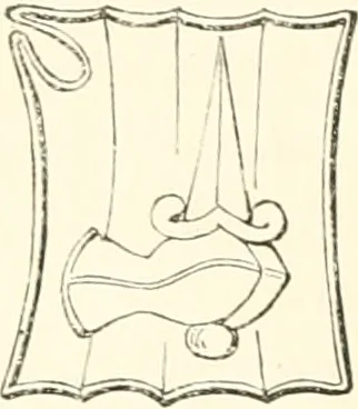 An illustration from The ancient sepulchral effigies and monumental and memorial sculpture of Devon, 1877, leaf 187