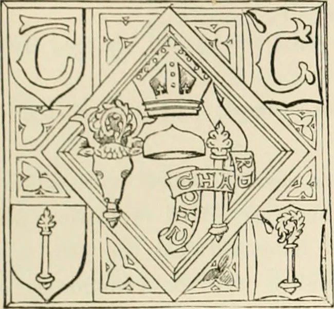 An illustration from The ancient sepulchral effigies and monumental and memorial sculpture of Devon, 1877, leaf 188