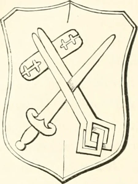 An illustration from The ancient sepulchral effigies and monumental and memorial sculpture of Devon, 1877, leaf 193