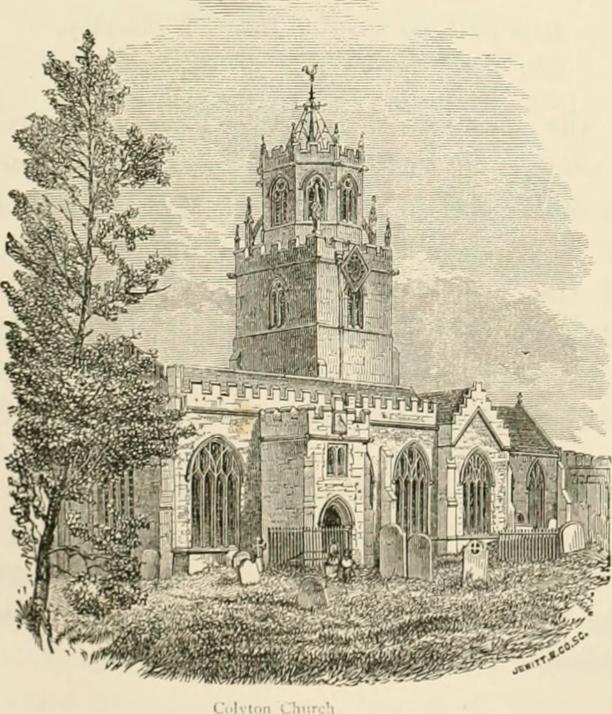 An illustration from The ancient sepulchral effigies and monumental and memorial sculpture of Devon, 1877, leaf 194
