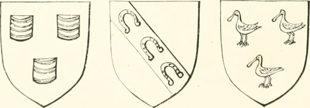 An illustration from The ancient sepulchral effigies and monumental and memorial sculpture of Devon, 1877, leaf 221
