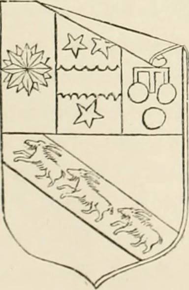 An illustration from The ancient sepulchral effigies and monumental and memorial sculpture of Devon, 1877, leaf 226