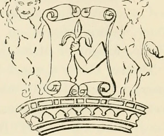 An illustration from The ancient sepulchral effigies and monumental and memorial sculpture of Devon, 1877, leaf 234