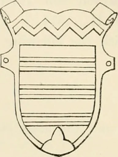 An illustration from The ancient sepulchral effigies and monumental and memorial sculpture of Devon, 1877, leaf 246