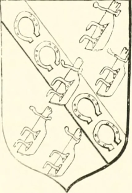 An illustration from The ancient sepulchral effigies and monumental and memorial sculpture of Devon, 1877, leaf 253