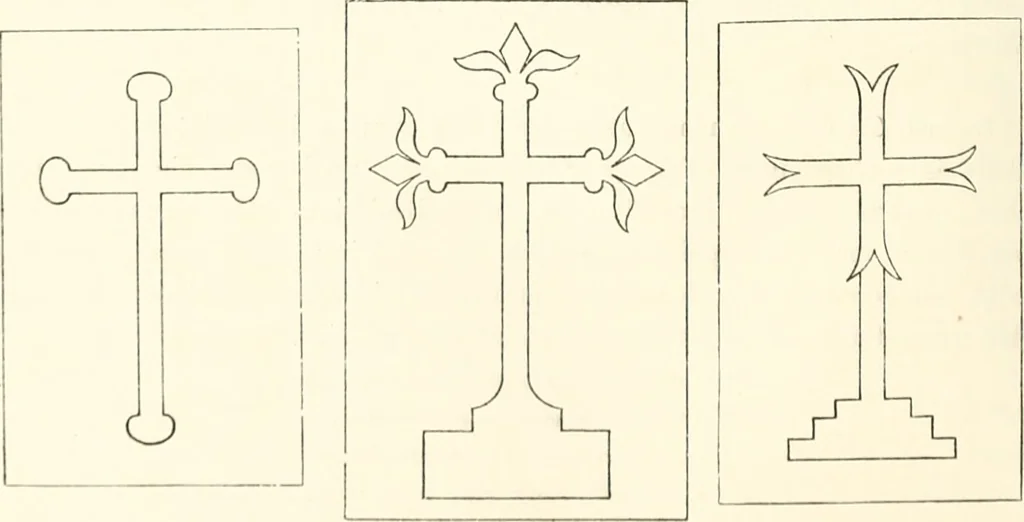 An illustration from The ancient sepulchral effigies and monumental and memorial sculpture of Devon, 1877, leaf 279