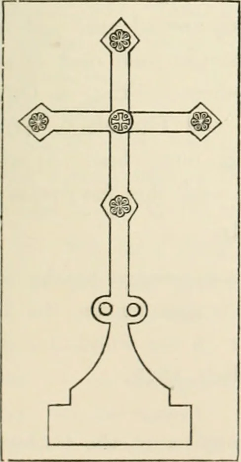 An illustration from The ancient sepulchral effigies and monumental and memorial sculpture of Devon, 1877, leaf 280