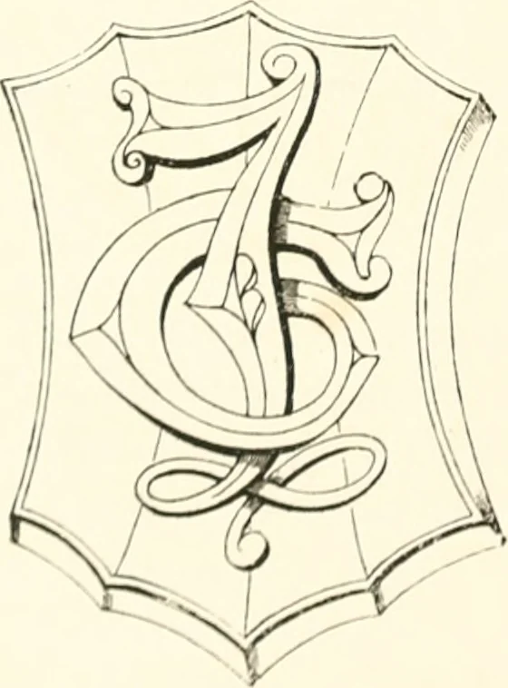 An illustration from The ancient sepulchral effigies and monumental and memorial sculpture of Devon, 1877, leaf 299