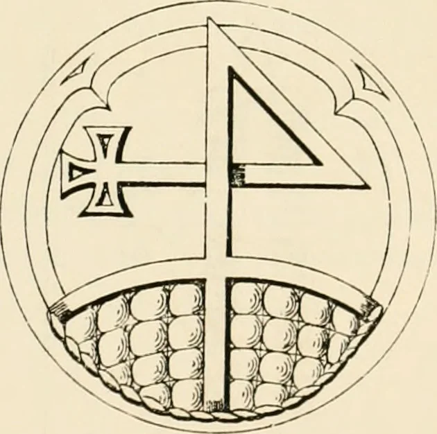An illustration from The ancient sepulchral effigies and monumental and memorial sculpture of Devon, 1877, leaf 300