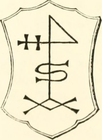 An illustration from The ancient sepulchral effigies and monumental and memorial sculpture of Devon, 1877, leaf 305