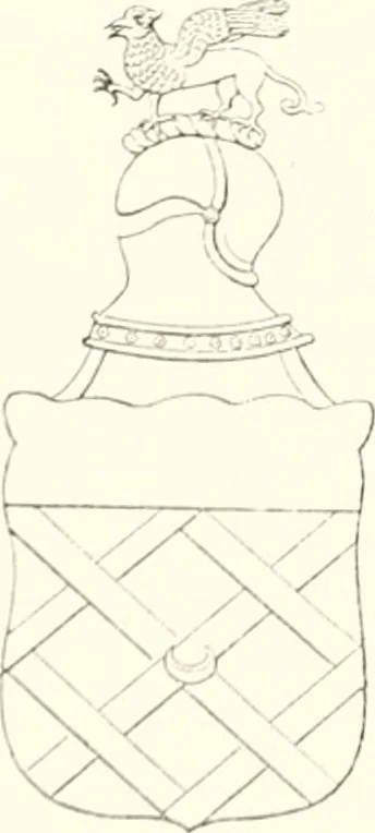 An illustration from The ancient sepulchral effigies and monumental and memorial sculpture of Devon, 1877, leaf 329