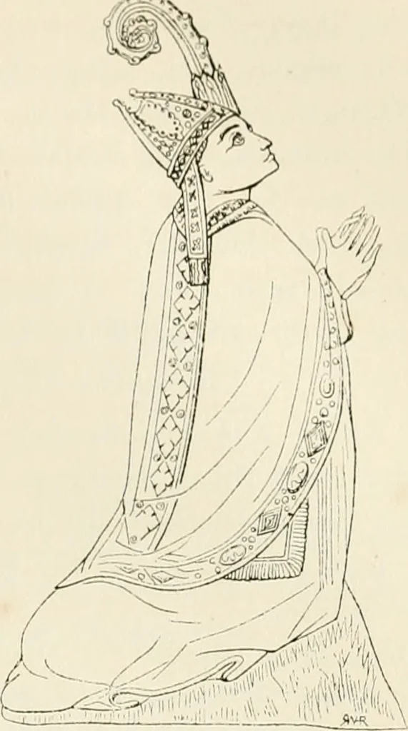 An illustration from The ancient sepulchral effigies and monumental and memorial sculpture of Devon, 1877, leaf 346