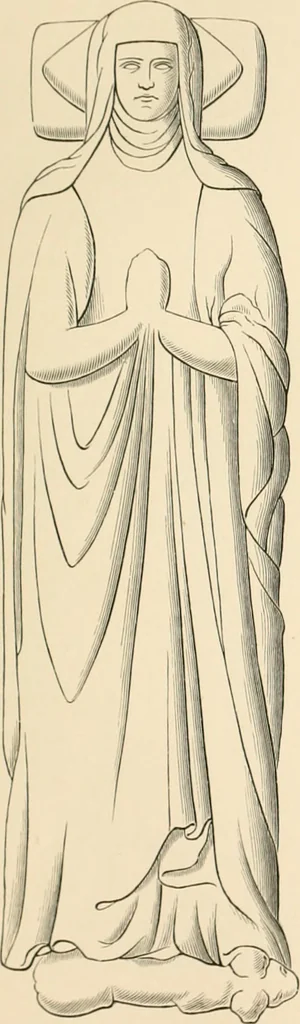 An illustration from The ancient sepulchral effigies and monumental and memorial sculpture of Devon, 1877, leaf 428
