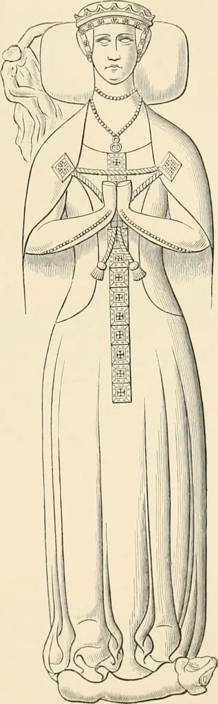 An illustration from The ancient sepulchral effigies and monumental and memorial sculpture of Devon, 1877, leaf 454