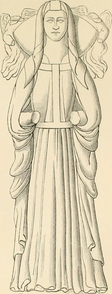 An illustration from The ancient sepulchral effigies and monumental and memorial sculpture of Devon, 1877, leaf 458