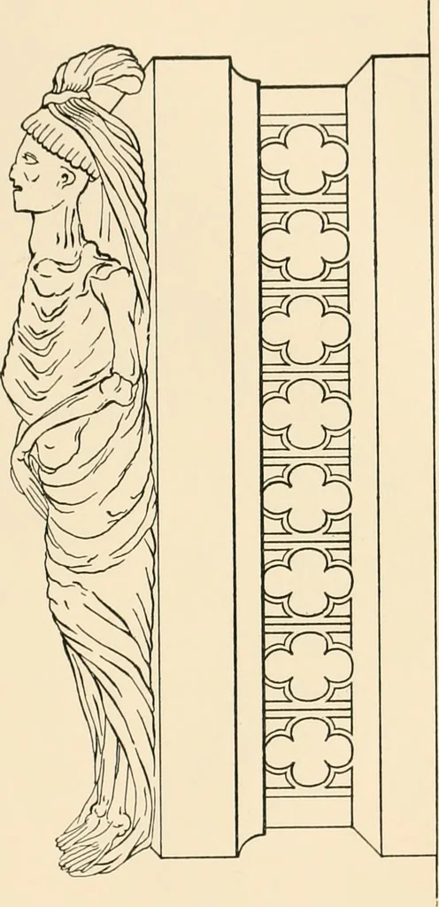 An illustration from The ancient sepulchral effigies and monumental and memorial sculpture of Devon, 1877, leaf 470