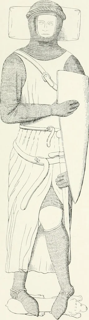 An illustration from The ancient sepulchral effigies and monumental and memorial sculpture of Devon, 1877, leaf 474