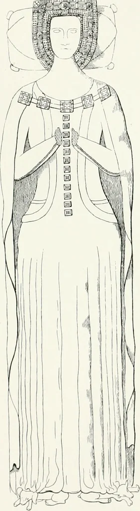 An illustration from The ancient sepulchral effigies and monumental and memorial sculpture of Devon, 1877, leaf 486