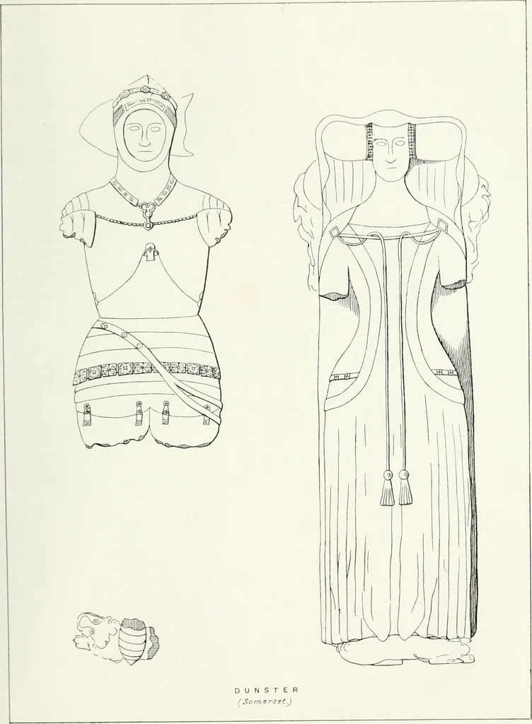 An illustration from The ancient sepulchral effigies and monumental and memorial sculpture of Devon, 1877, leaf 492