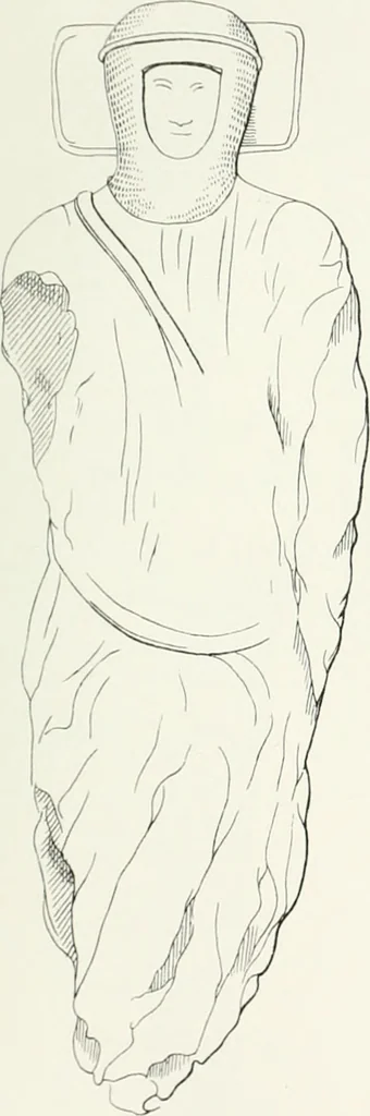 An illustration from The ancient sepulchral effigies and monumental and memorial sculpture of Devon, 1877, leaf 506