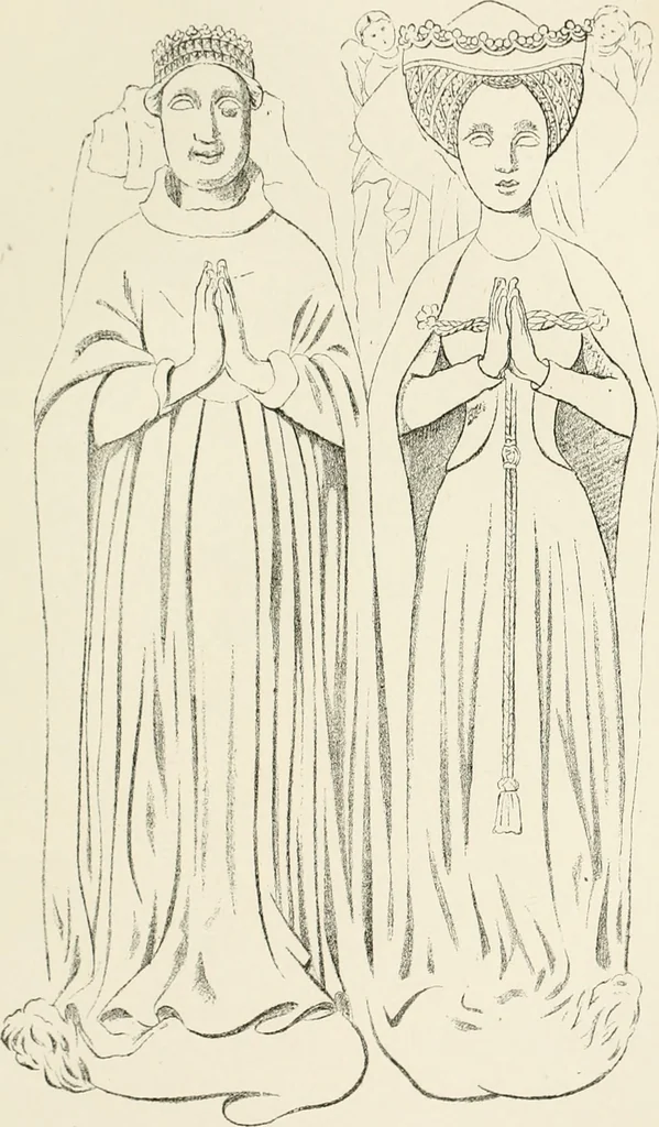 An illustration from The ancient sepulchral effigies and monumental and memorial sculpture of Devon, 1877, leaf 514