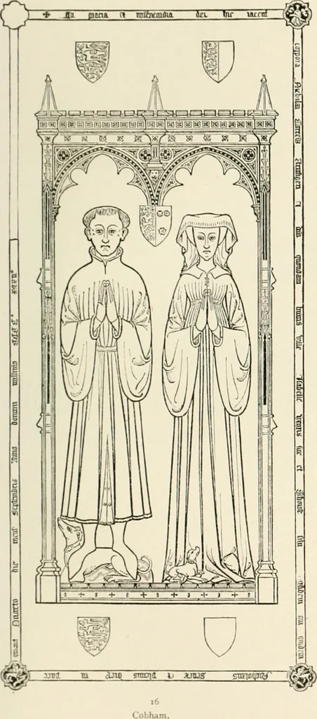 An illustration from The ancient sepulchral effigies and monumental and memorial sculpture of Devon, 1877, leaf 526