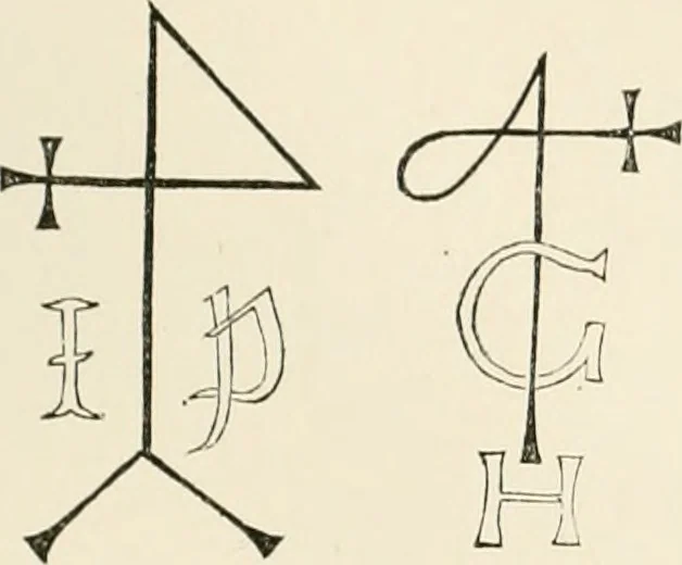 An illustration from The ancient sepulchral effigies and monumental and memorial sculpture of Devon, 1877, leaf 540