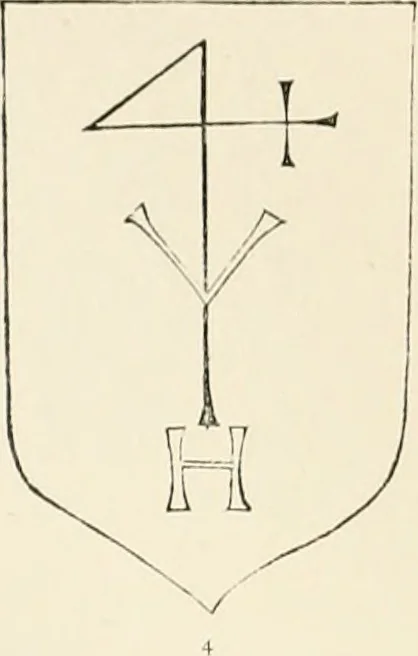 An illustration from The ancient sepulchral effigies and monumental and memorial sculpture of Devon, 1877, leaf 540