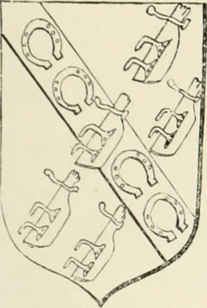 An illustration from The ancient sepulchral effigies and monumental and memorial sculpture of Devon, 1877, leaf 546