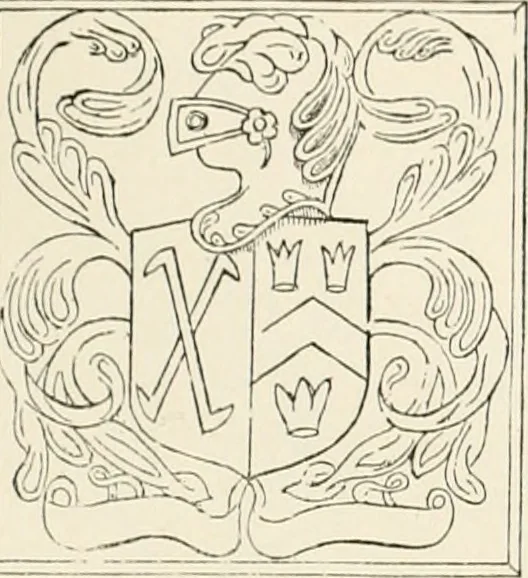 An illustration from The ancient sepulchral effigies and monumental and memorial sculpture of Devon, 1877, leaf 546