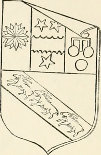An illustration from The ancient sepulchral effigies and monumental and memorial sculpture of Devon, 1877, leaf 546