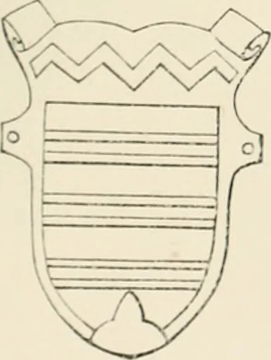 An illustration from The ancient sepulchral effigies and monumental and memorial sculpture of Devon, 1877, leaf 546