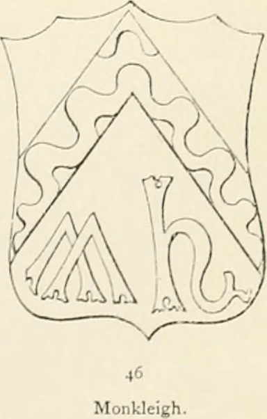 An illustration from The ancient sepulchral effigies and monumental and memorial sculpture of Devon, 1877, leaf 546