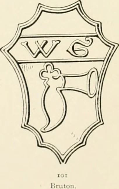 An illustration from The ancient sepulchral effigies and monumental and memorial sculpture of Devon, 1877, leaf 552