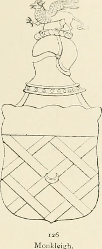 An illustration from The ancient sepulchral effigies and monumental and memorial sculpture of Devon, 1877, leaf 558