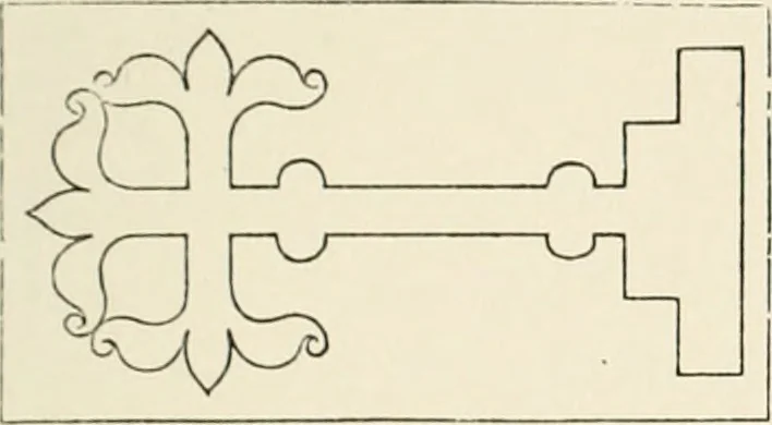 An illustration from The ancient sepulchral effigies and monumental and memorial sculpture of Devon, 1877, leaf 564