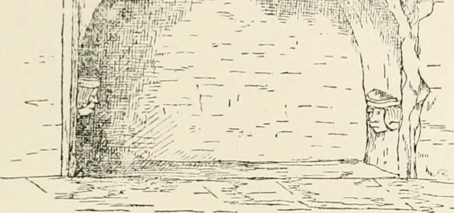 An illustration from The ancient sepulchral effigies and monumental and memorial sculpture of Devon, 1877, leaf 566