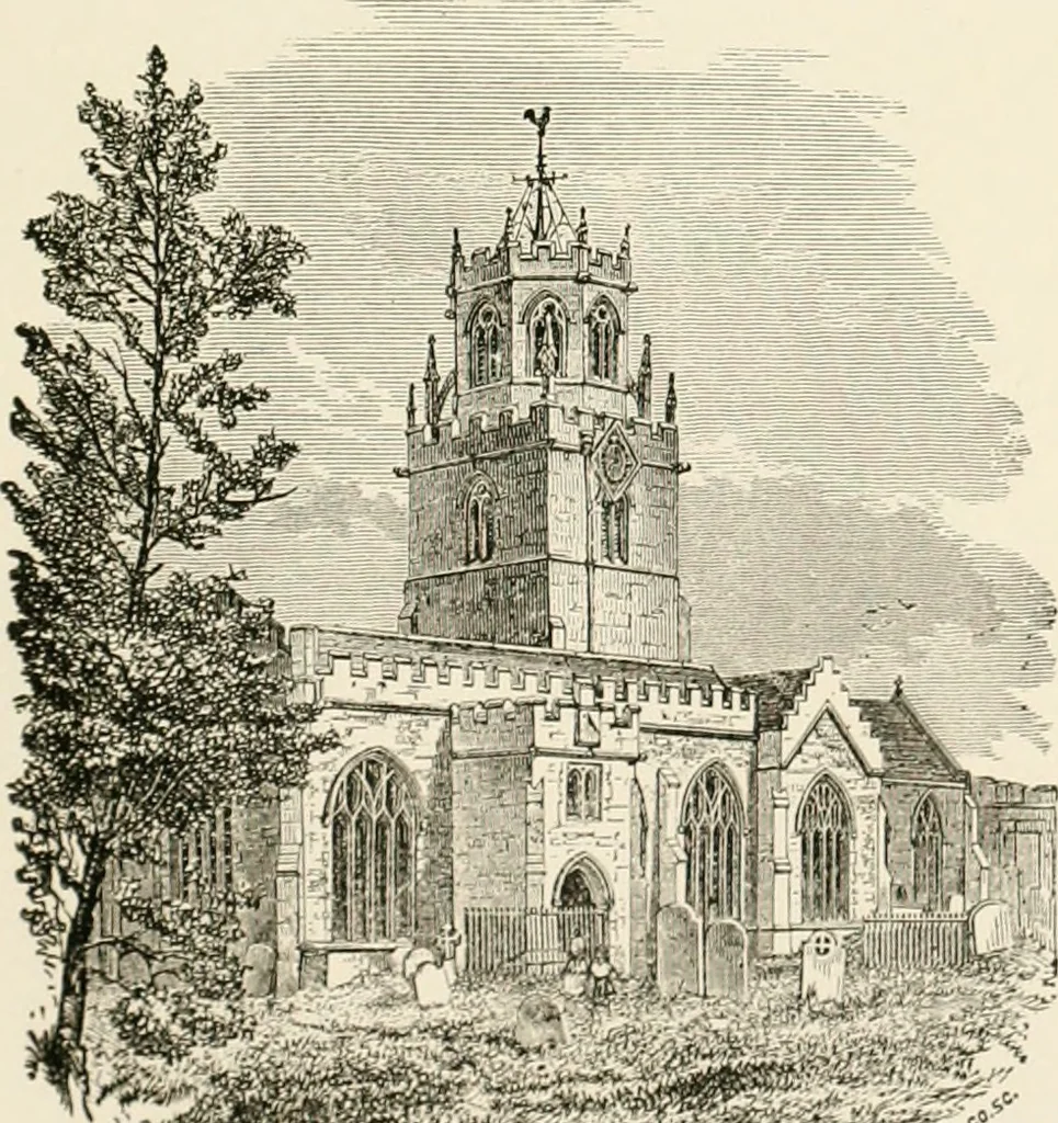 An illustration from The ancient sepulchral effigies and monumental and memorial sculpture of Devon, 1877, leaf 570