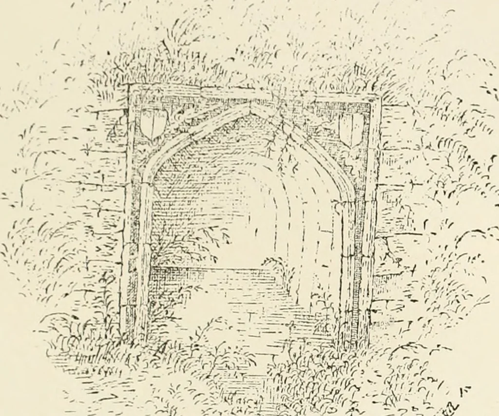 An illustration from The ancient sepulchral effigies and monumental and memorial sculpture of Devon, 1877, leaf 572