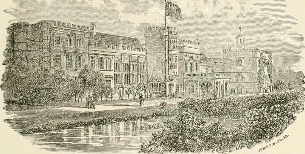An illustration from The ancient sepulchral effigies and monumental and memorial sculpture of Devon, 1877, leaf 574