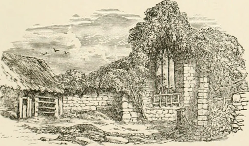 An illustration from The ancient sepulchral effigies and monumental and memorial sculpture of Devon, 1877, leaf 574