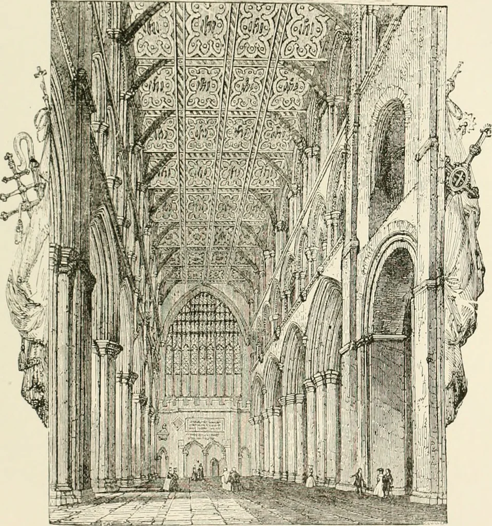 An illustration from The ancient sepulchral effigies and monumental and memorial sculpture of Devon, 1877, leaf 580