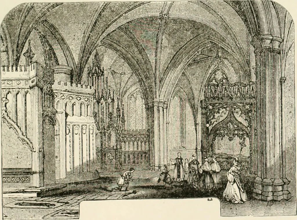 An illustration from The ancient sepulchral effigies and monumental and memorial sculpture of Devon, 1877, leaf 584