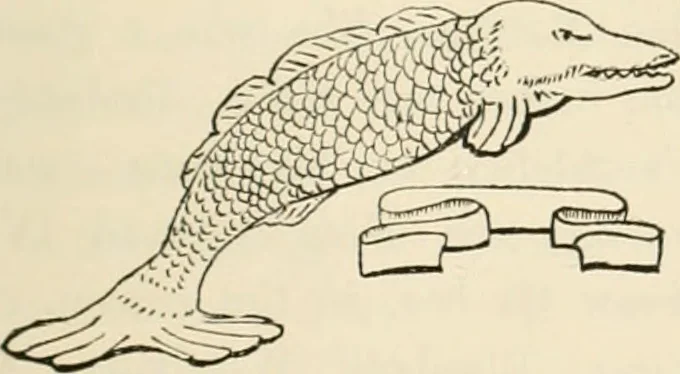 An illustration from The ancient sepulchral effigies and monumental and memorial sculpture of Devon, 1877, leaf 92