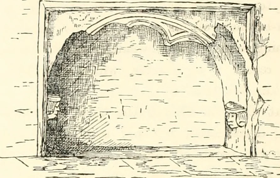 An illustration from The ancient sepulchral effigies and monumental and memorial sculpture of Devon, 1877, leaf 97