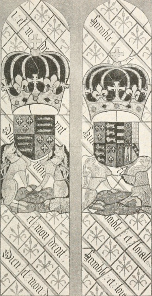 An illustration from Ancient stained and painted glass, 1913, leaf 110