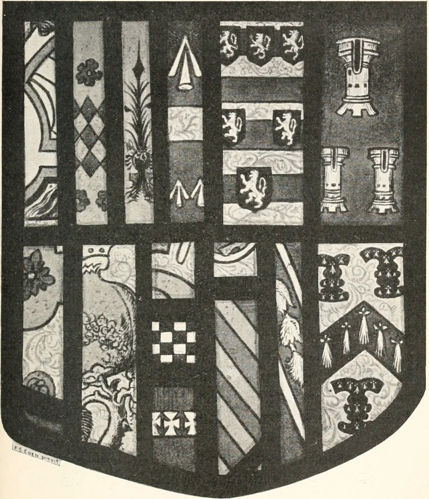 An illustration from Ancient stained and painted glass, 1913, leaf 132